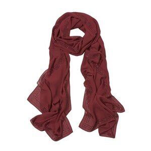 White House Black Market Wrap Scarf Sheer Embellished Quiet Luxury NEW $89